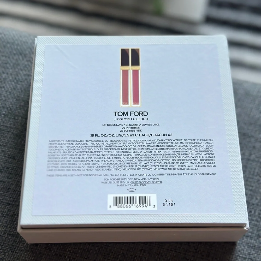 NIB Tom Ford Gloss Luxe Duo Gift Set